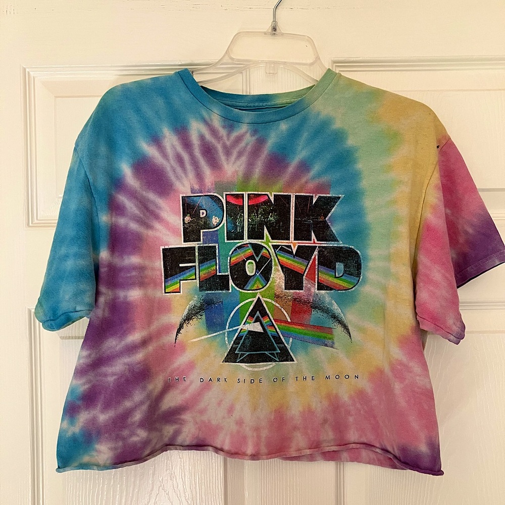 Vintage Tie Dye Pink Floyd Dark side of the moon T-shirt
